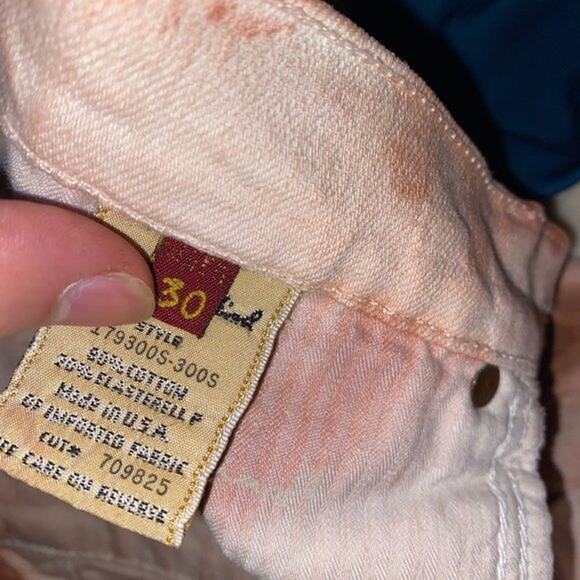 7 For All Mankind Brown Custom Tie Dye Skinny Jeans Women's Size 30 - Picture 11 of 11